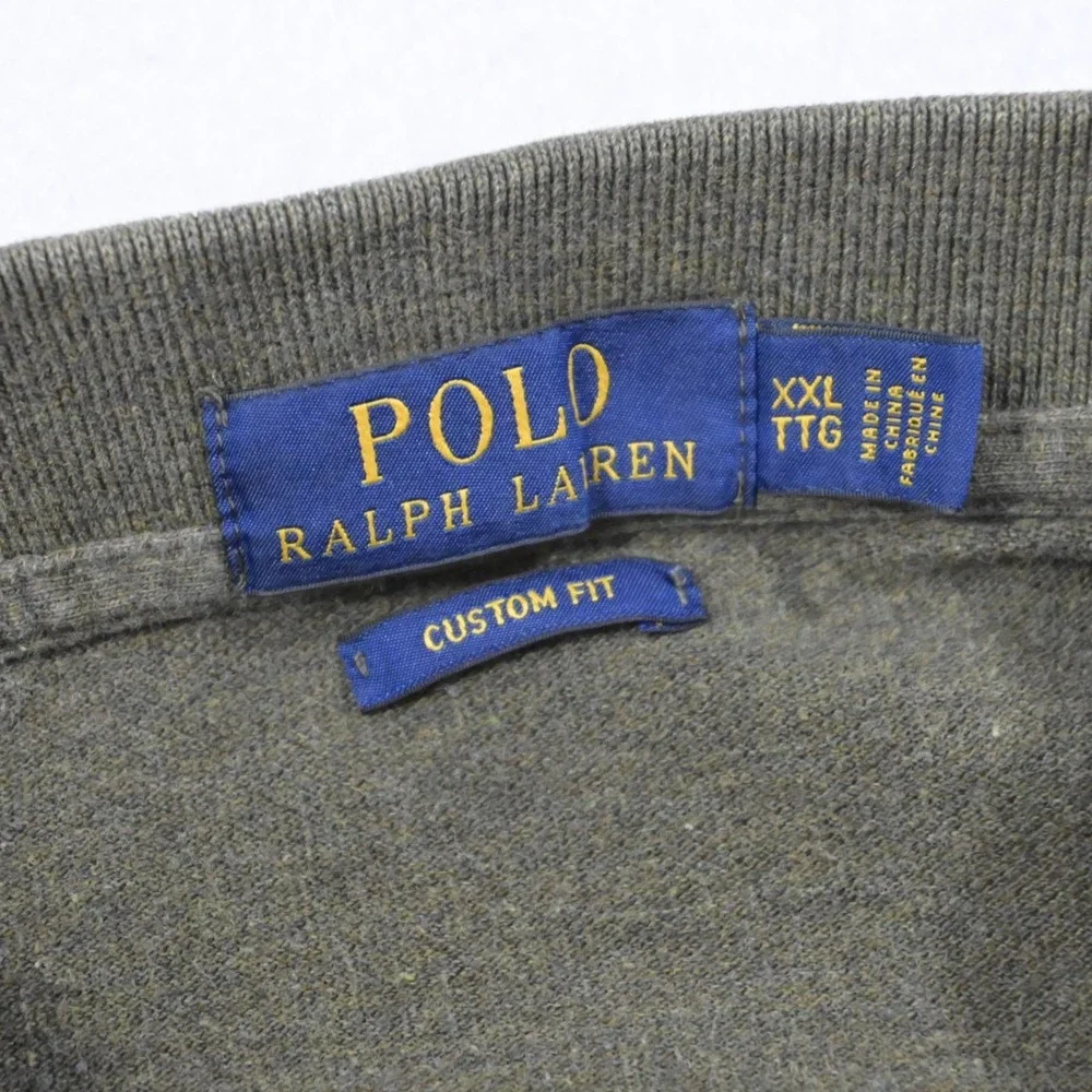 Polo Ralph Lauren Golf Polo Green Custom Fit Short Sleeve Mens‎ Size 2XL XXL